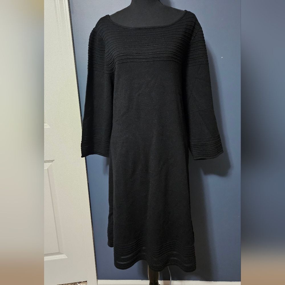 NWT Jessica Howard Mesh Accent Sweater Dress Plus Size 3X